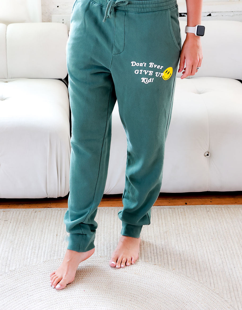 "Don't Ever Give Up Kid" Jogger Sweatpants